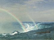 Albert Bierstadt Home of the Rainbow, Horseshoe Falls, Niagara Germany oil painting artist